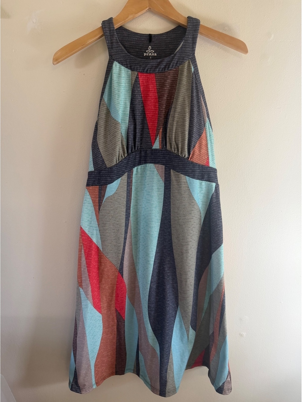 Prana Calexico Dress Women’s Size Small Multicolor Built in Bra